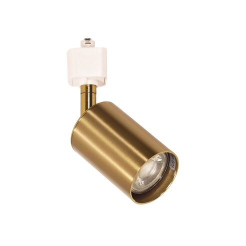 OL56015SW - BRIDGE GU10 White and Satin Brass Track Head