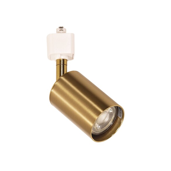 OL56015SW - BRIDGE GU10 White and Satin Brass Track Head