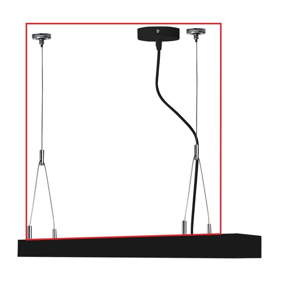 OL60775BK - VANA Black and Chrome Suspension KitOL60775BK