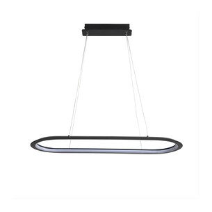 OL60860/80BK - Ovale CCT LED Pendant BlackOL60860/80BK