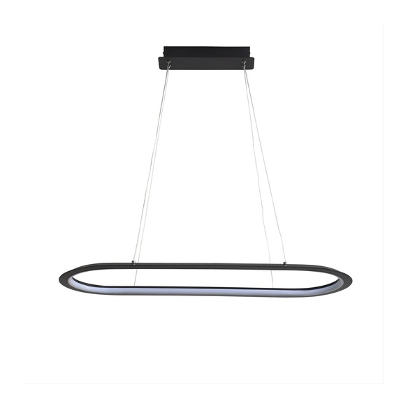 OL60860/80BK - Ovale CCT LED Pendant Black