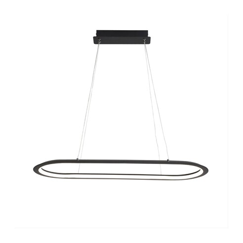 OL60860/80BK - Ovale CCT LED Pendant BlackOL60860/80BK