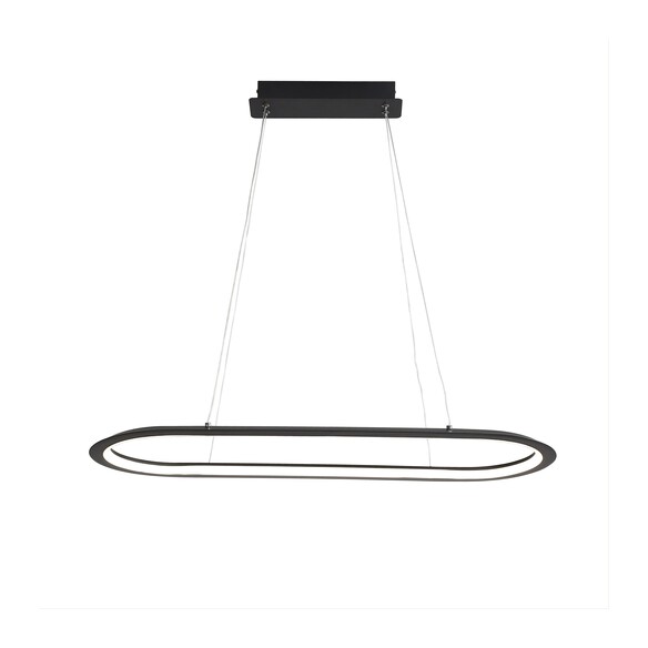 OL60860/80BK - Ovale CCT LED Pendant BlackOL60860/80BK