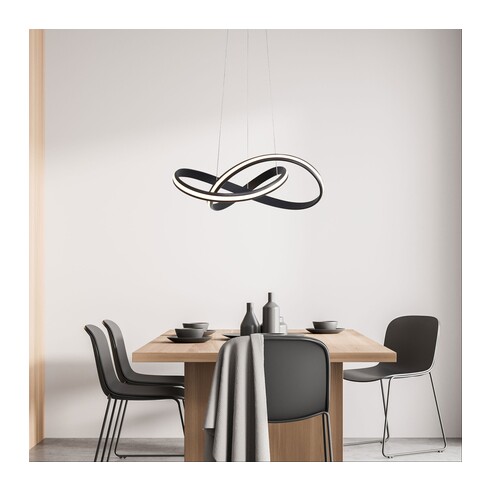 OL60861/50BK - Spira CCT LED Pendant BlackOL60861/50BK