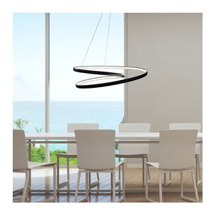 OL60994/80BK - INFINITY 50W LED CCT Dimmable Spiral Black OL60994/80BK 2
