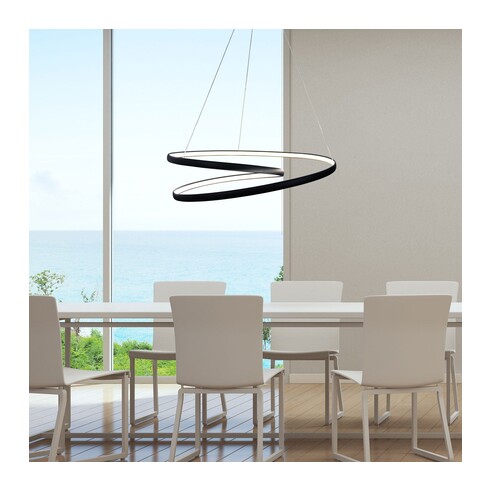OL60994/80BK - INFINITY 50W LED CCT Dimmable OL60994/80BK
