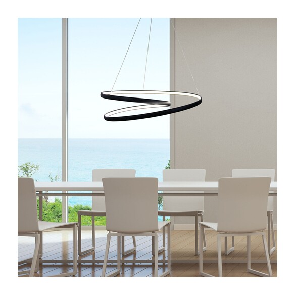 OL60994/80BK - INFINITY 50W LED CCT Dimmable OL60994/80BK