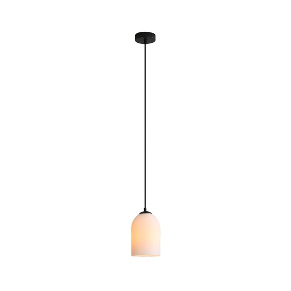OL63859BK - ARLEY Black with Opal Matt Glass E27 OL63859BK