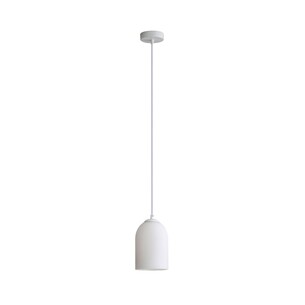 OL63859WH - ARLEY White with Opal Matt Glass E27 PendantOL63859WH