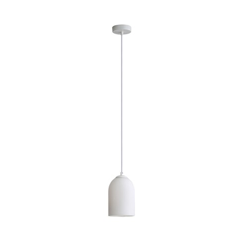 OL63859WH - ARLEY White with Opal Matt Glass E27 Pendant
