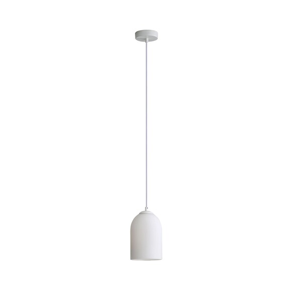 OL63859WH - ARLEY White with Opal Matt Glass E27 Pendant