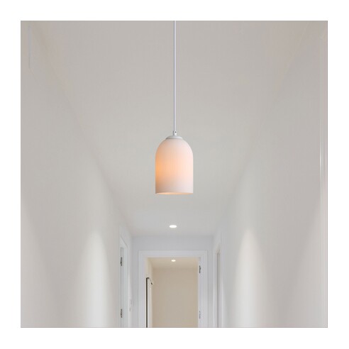 OL63859WH - ARLEY White with Opal Matt Glass E27 OL63859WH