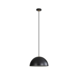 OL64920/35BK - LEXI.35 Single Black Metal Dome 35cm E27 OL64920/35BK