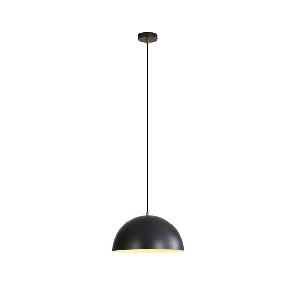 OL64920/35BK - LEXI.35 Single Black Metal Dome OL64920/35BK