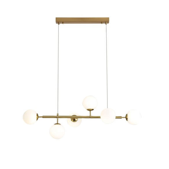 OL65010/6SB - Eva.6 6 Light 4W G9 LED Satin Brass OL65010/6SB