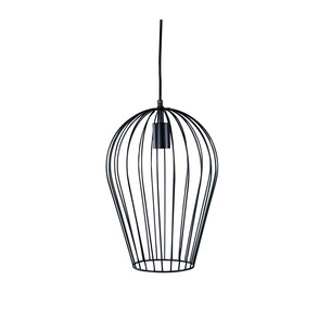 OL68761BK - Olam 27 Single Pendant BlackOL68761BK