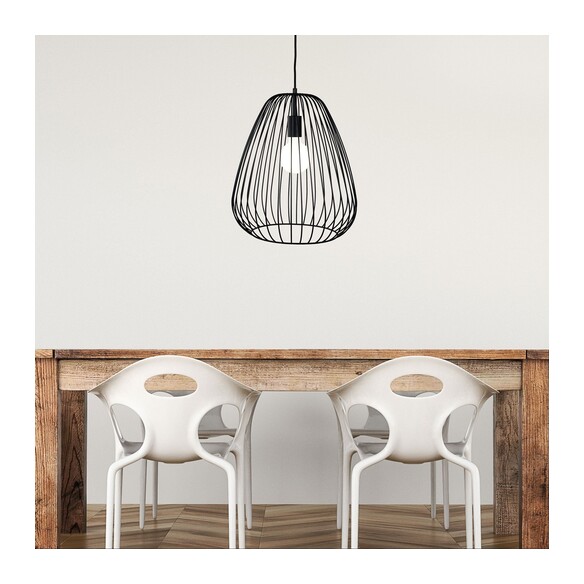 OL68778/38BK - Pera 38 Single Pendant BlackOL68778/38BK