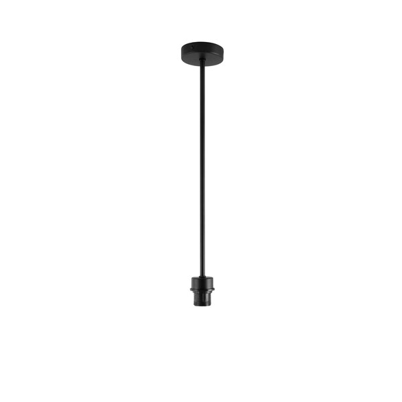 OL69251BK - PARTI Black E27 Rod Suspension