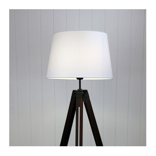 OL81160 - Trevi Floor Lamp Walnut with White ShadeOL81160 2