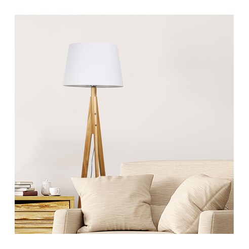 OL81161 - Stabb Floor Lamp Natural with White OL81161
