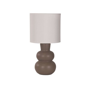 OL90163TP - HOLLA.35 Taupe Curvy Ceramic Table LampOL90163TP 2