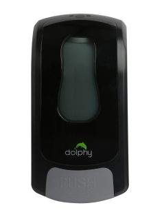 Dolphy Manual Soap-Sanitiser Dispenser 1000ML Black - DSDR0046 2