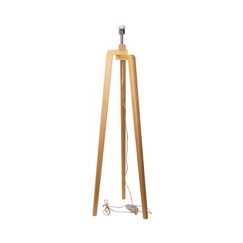 OL93524BASE - LUND Scandi Timber Tripod Floor Lamp Base Only
