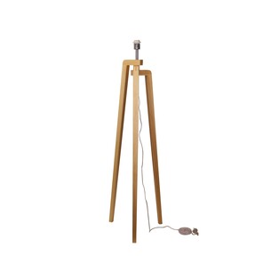 OL93524BASE - LUND Scandi Timber Tripod Floor Lamp Base OnlyOL93524BASE 2