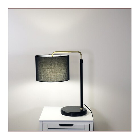 OL98898BK - MYRA Black Marble and Satin Brass OL98898BK