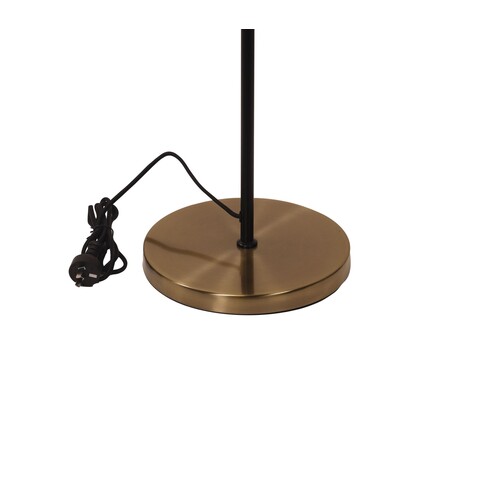 SL98787/2AB - ARI Twin Black with Antique Brass SL98787/2AB