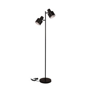 SL98787/2BK - ARI Twin Black E27 Floor LampSL98787/2BK