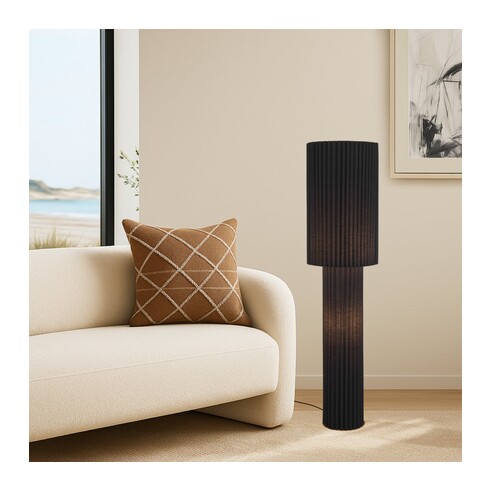 ALCONA FL-BK - ALCONA FLOOR LAMP - BLACKALCONA FL-BK