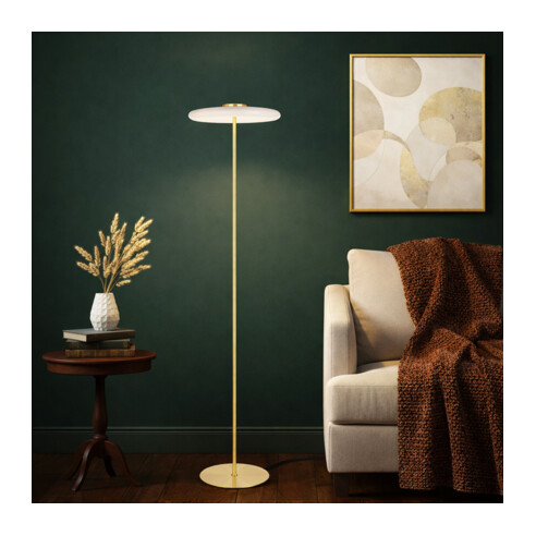 AMITY FL35-BKSM - AMITY FLOOR LAMP - SmokeAMITY FL35-BKSM