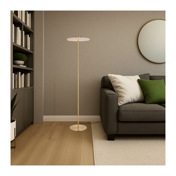 AMITY FL35-BKSM - AMITY FLOOR LAMP - SmokeAMITY FL35-BKSM