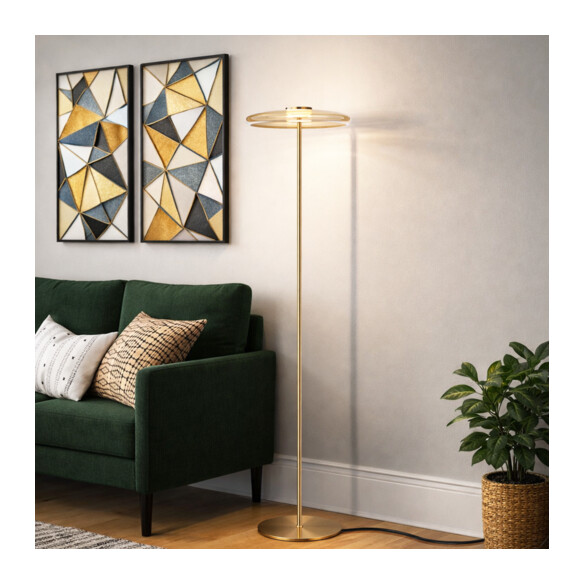 AMITY FL35-BKSM - AMITY FLOOR LAMP - SmokeAMITY FL35-BKSM