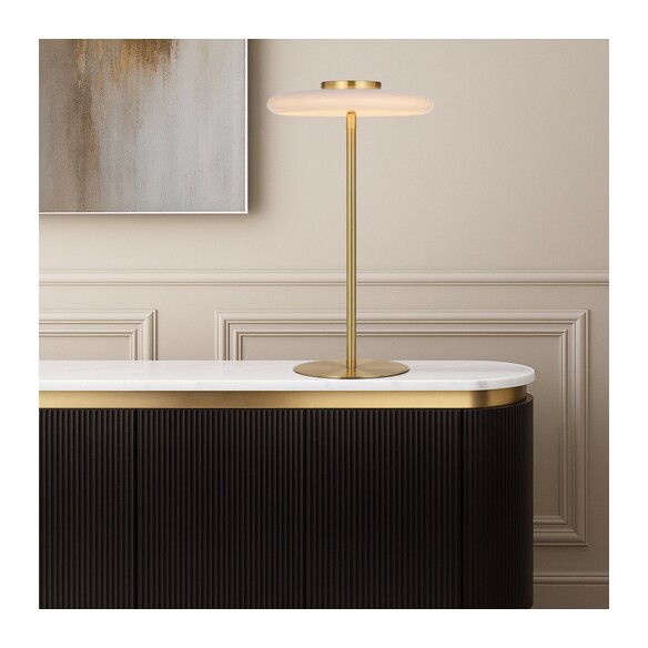 AMITY TL25-BRSOP - AMITY TABLE LAMP - OpalAMITY TL25-BRSOP