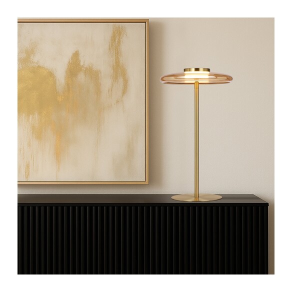 AMITY TL25-BRSOP - AMITY TABLE LAMP - OpalAMITY TL25-BRSOP