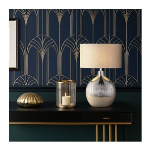 ANCORA TL-SL - ANCORA CERAMIC TABLE LAMP - SILVERANCORA TL-SL 2