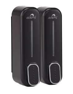 Dolphy Soap Dispenser 300ML Black Set of 2 - DSDR0020DSDR0020