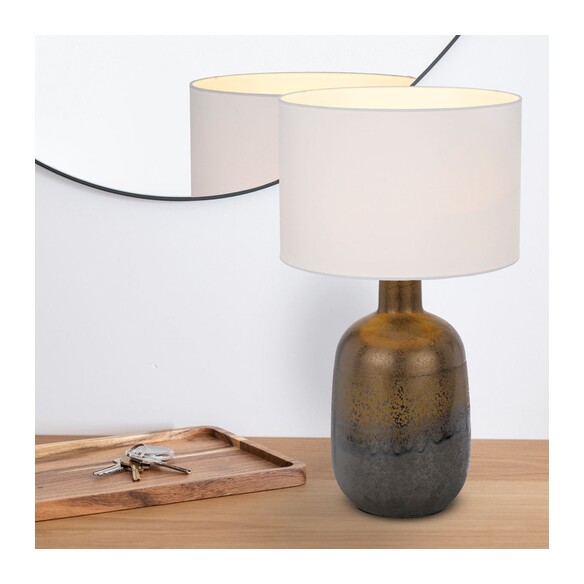 ARTHUR TL-RUSWH - ARTHUR CERAMIC TABLE LAMPARTHUR TL-RUSWH