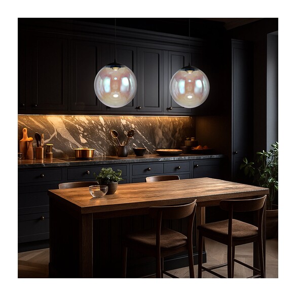 AURORA PE30-RBW - AURORA 30CM PENDANT - BLACKAURORA PE30-RBW