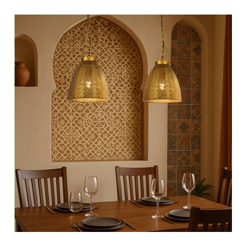 AYDIN PE28-AB - AYDIN 28CM PENDANT - ANTIQUE BRASSAYDIN PE28-AB