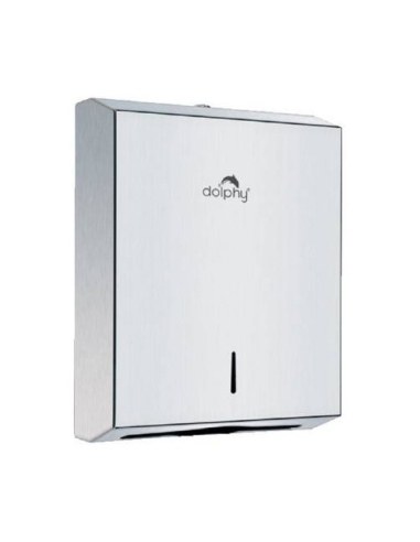 Dolphy Stainless Steel Multifold Paper Towel Dispenser - DPDR0028
