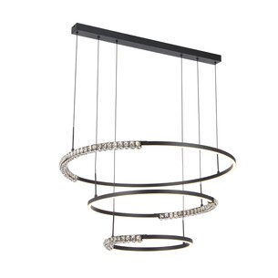 BRERA PE3T-BK - BRERA 3 TIER PENDANT - BLACKBRERA PE3T-BK