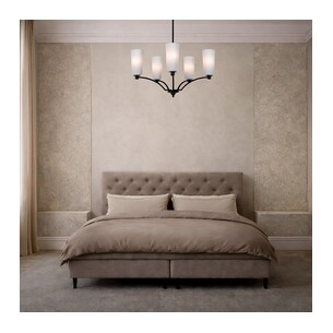 BREVAN PE5-BKMB - BREVAN 5 LIGHT PENDANT - BLACKBREVAN PE5-BKMB 2