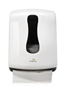 Dolphy Multifold Paper Towel Dispenser Jumbo White - DPDR0014 2