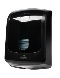 Dolphy Multifold Paper Towel Dispenser Jumbo Black - DPDR0015 2