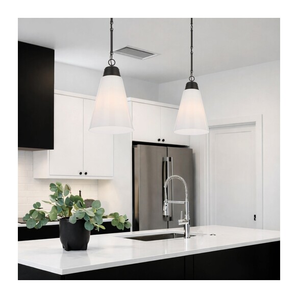 BRINE PE28-AG - BRINE 28 PENDANT LIGHT - ANTIQUE BRINE PE28-AG