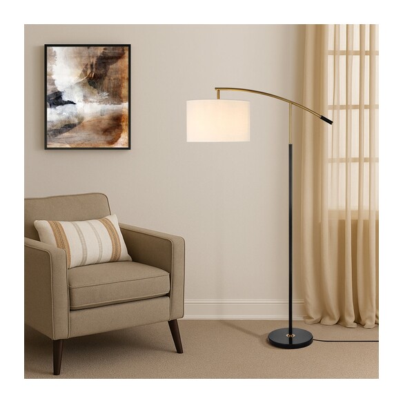 C CRUZ FL-BKIV - CRUZ FLOOR LAMP - BLACKC CRUZ FL-BKIV