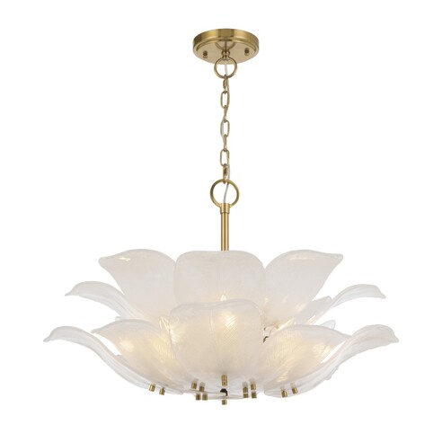 C MONTE PE8-BRS - MONTE 8 LIGHT PENDANT - BRASS